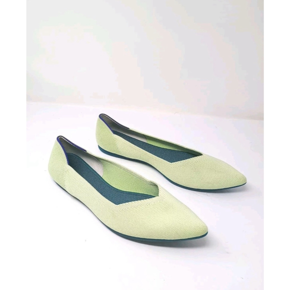 Women's Rothy's Flats Size 10 Green